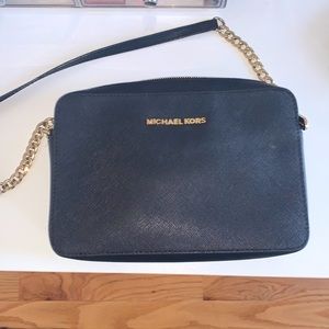 Michael Kors Ginny Leather Crossbody Bag